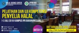 Pelatihan dan Uji Kompetensi Penyelia Halal (Halal Supervisor) Batch 4