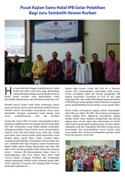 IPB Today Volume 72 tahun 2018