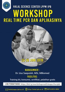 Workshop Real Time PCR dan Aplikasinya