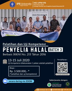 Pelatihan dan Uji Kompetensi Penyelia Halal Batch 3 Tahun 2020