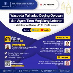 Webinar : Waspada Terhadap Daging Oplosan dan Ayam Tiren Menjelang Lebaran