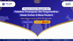 Dosen Mengabdi IPB University, Webinar Penyembelihan dan Penanganan Hewan Kurban di Masa Pandemi