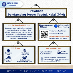 Pelatihan Pendamping Proses Produk Halal (PPH)